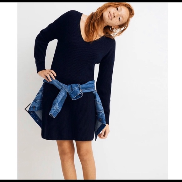 Madewell Dresses & Skirts - NWT Madewell | Relaxed V-Neck Sweater Dress
